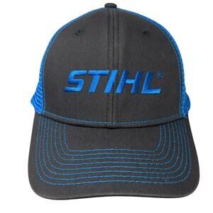 STIHL Snapback Trucker Hat Multicolor One Size Adjustable Mesh Back 6 Panel